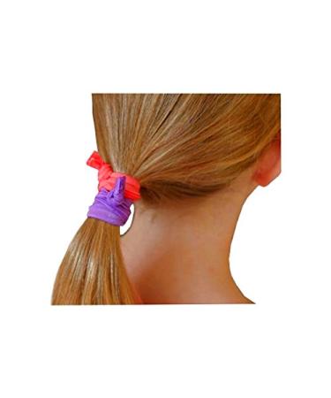 Syleia Hand-Knotted Hair Ties Set - 100 Pieces for All Hair Types | No Crease, Printed & Solid Colors - Buy Online on SooperMarket.com