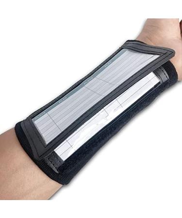 10 Pack Youth Triple Window Playbook QB Wristband - Ideal for Football, Baseball & All Sports - Black - Buy Online on SooperMarket.com