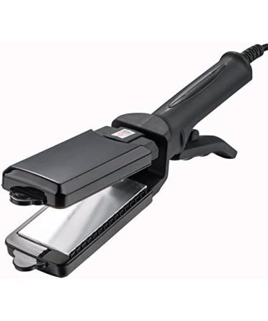 3 Plate Hair Crimper & Straightener - Titanium Flat Iron & Waver - Adjustable Temperature Curling Tool for Fluffy Waves - Buy Online on SooperMarket.com