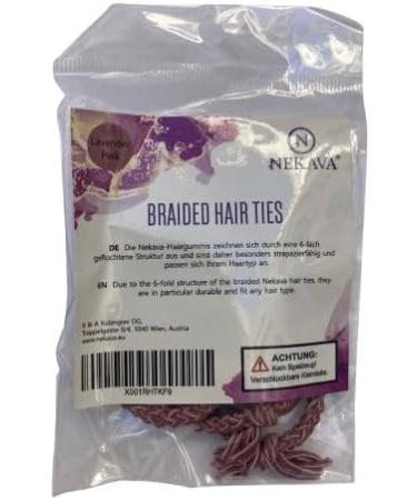 Braided Hair Scrunchies Pink with 2 Beautiful Colours for Everyday Use 5 Pieces Hair Scrunchies Set - Buy Online on SooperMarket.com