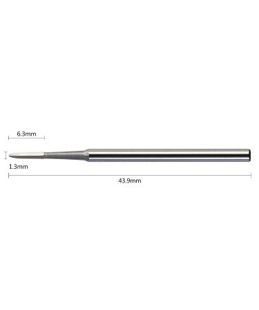Finibir Tungsten Carbide Electric Nail Drill Bits - 3/32 inch Shank Diameter, Remove Nail Polish, Open Gaps, 5-Sided Pointed Design - Buy Online on SooperMarket.com