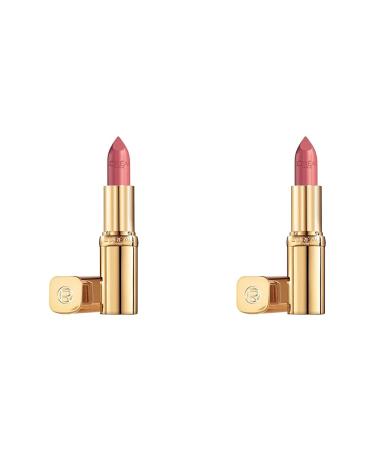 L'Or al Paris Nursing lipstick with satin finish argan oil and vitamin E Color Riche Satin No. 226 Rose Glance 1 x 4.3 g (pack with 2) 226 Rose Glance 4.8 g (2 Pack)