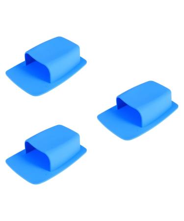Zerodeko 3st Henry Essentials holder Saugnapf-holder silicone-toothbear-organizer toothpaste holder made of silicone storage of beauty articles holder single hole sky bluex3st mediumx3pcs