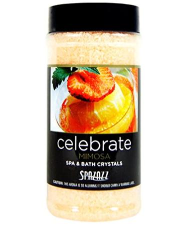 Spazazz SPZ-509 Set The Mood Crystals Container  17-Ounce  Mimosa Celebrate