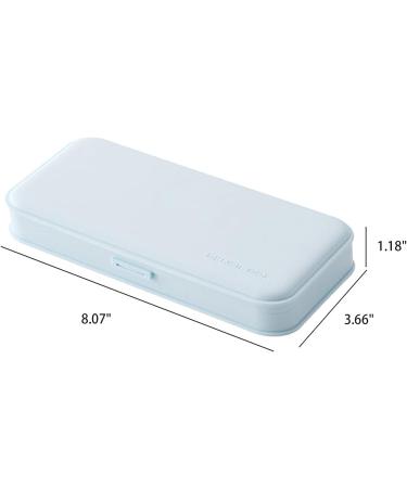 Multi Functional Waterproof Pencil Case Doraking Brief PP Plastic Frosted Pen Pencil Stationery Bag Pencil Case Students Stationery for Pens Pencils Markers (Grey) - Buy Online on SooperMarket.com