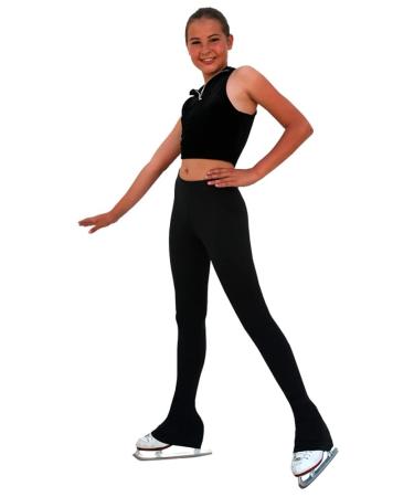 ChloeNoel Figure Skating Polar Fleece Pants by Polartec P83 Black Small