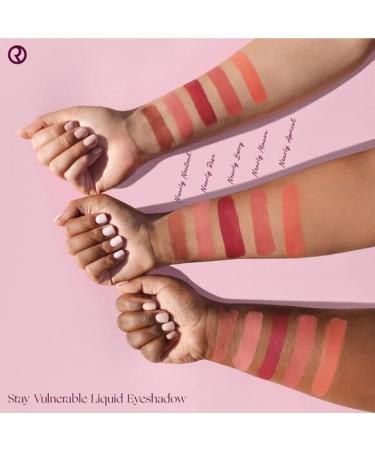 Shop Rare Beauty Stay Vulnerable Liquid Eyeshadow in Nearly Apricot - International Shipping Available - Buy Online on SooperMarket.com