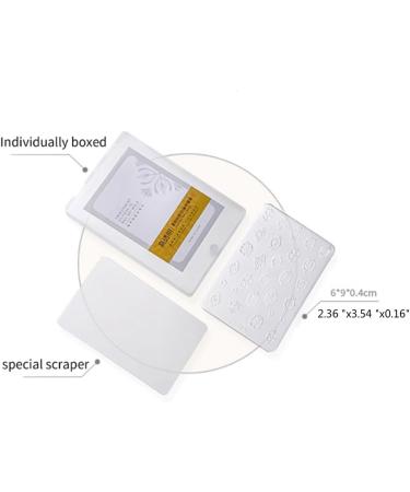 Flower Nail Silicone Mold 3D Butterfly Embossing Gel Print Stencil Nail Carving Template Tool For Nail Decors JT030 - Buy Online on SooperMarket.com