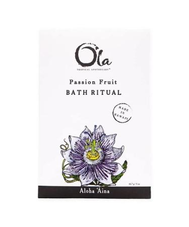 Ola Tropical Apothecary Passion Fruit Scented Hawaiian Sea Salt Bath Rituals - 2 oz