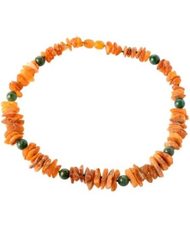 B-A-L Baltic Amber & African Jade Pet Collar - Flea & Tick Prevention for Dogs & Cats (25-65 cm) - 60cm Adjustable Dog Chain - Buy Online on SooperMarket.com