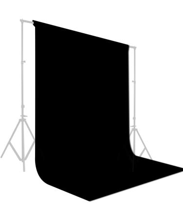 GFCC 8FTX10FT Black Photography Backdrop for Photo Booths, Photoshoots, and Video Recording - Perfect for Parties and Events - Buy Online on SooperMarket.com