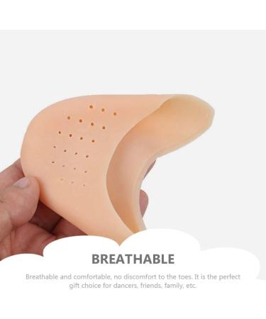 Healvian Shoe Crease Protector - 6Pcs Reusable Silicone Ballet Toe Pads for Women | Toe Protectors for Heels, Pointe Shoes, and Yoga Toes - Buy Online on SooperMarket.com