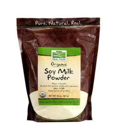 Soy Milk Powder (Instant), 20 oz by Now Foods (Pack of 2)