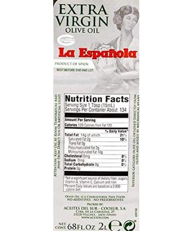 La Espa ola 2 Liter First Cold Pressed Extra Virgin Olive Oil - Premium EVOO - Buy Online on SooperMarket.com