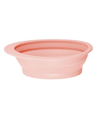 Teksome Makeup Brush Cleaner Mat - Silicone Foldable Brushes Scrubber Bowl Compact Washing Supplies For Cleansing Makeup Sponges Brushes & Applicators Pink