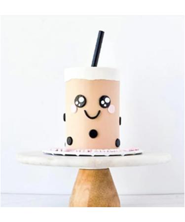 Boba Cake Topper Boba Tea Bubble Tea Cake Decor for Boba Theme Treats - Buy Online on SooperMarket.com