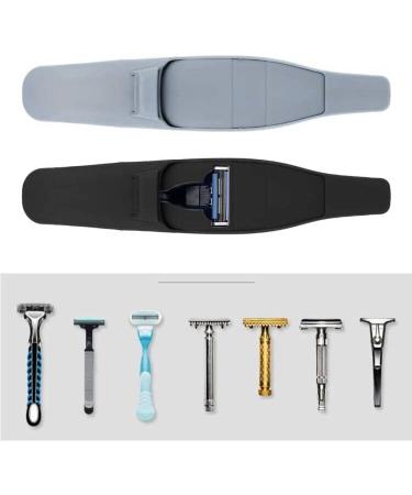 Portable Razor Case - Travel-Friendly Protective Cover | 2 PCs Silicone Razor Travel Case (Black & Gray) - Perfect for Safe Shaving on the Go - Buy Online on SooperMarket.com
