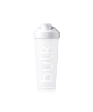 Bulk Iconic Shaker Bottle with Wire Mixing Ball Pearl White 750 ml