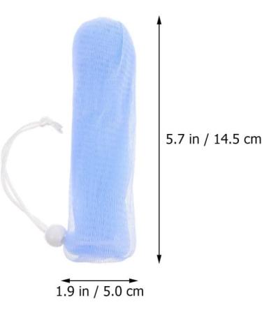 Mikinona 10pcs Foaming Soap Mesh Bag Soap Pouch Saver Soap Foaming Net Soap Sleeve Holder Soft Foam Net 14.5x5cm As Shown 1 - Buy Online on SooperMarket.com