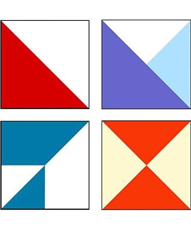Bloc Loc Half Square Triangle 6-1/2 Quilting Ruler with Grid Lines - Multiple Sizes - Buy Online on SooperMarket.com