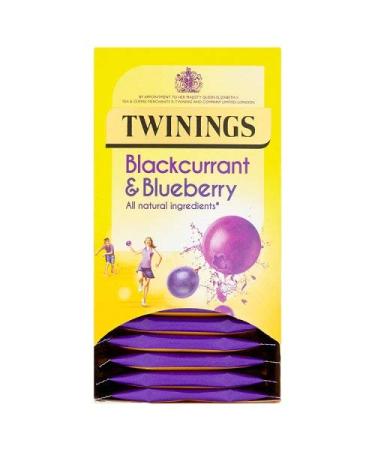 Twinings Blackcurrant & Blueberry Teabags 20s 40g Blueberry Blackcurrant 20 Count (Pack of 1)