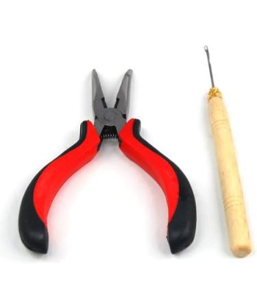 Accessotech Pliers & Pulling Hook for Hair Extensions | Silicone Micro Rings - Optimized for Easy Installation - Buy Online on SooperMarket.com