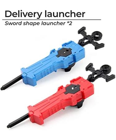 Obest 2 Whirlwind Gyros & Launchers - Burst Turbo Bey Battle Tops - Perfect Kids' Halloween/Christmas Gifts - Buy Online on SooperMarket.com
