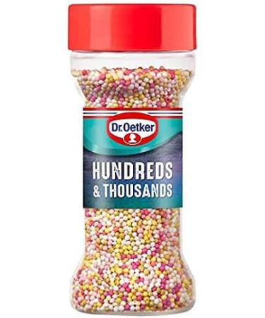 Hundreds Thousands Rainbow Cake Sprinkles Baking 65g x 2 - Buy Online on SooperMarket.com