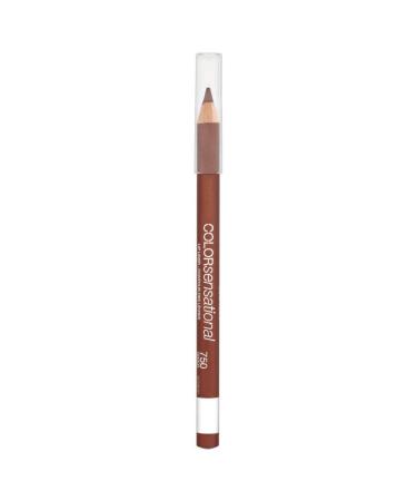 Maybelline New York Make-up Lipliner Color sensational lip contour stift choco pop/strong chocolate brown with a nourishing effect 1 x 2.5 g choco pop 1 piece (1 Pack)