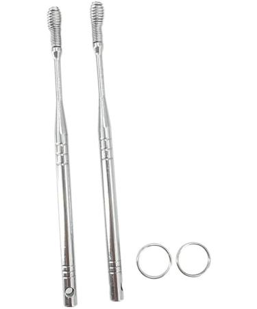 Portable Ear Cleaner Stainless Steel Ear Spoon Set Stainless Steel Ear Wax Remover Reusable Stainless Steel Ear Wax Remover Set Ear Wax Easily Removed Ideal for Personal and Home Use(1PC no ring) - Buy Online on SooperMarket.com