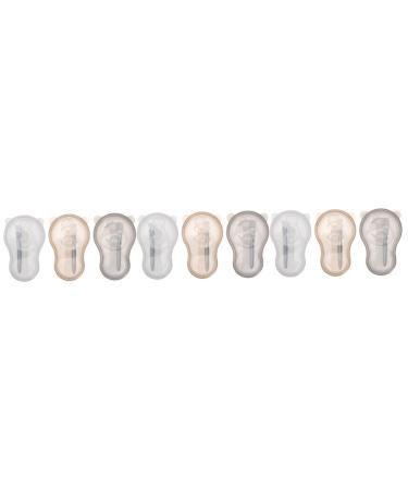 minkissy 9 Sets Bowl Brush Silicone Mixing Bowl Bowl Pp Soft Fur Mixing Spoon