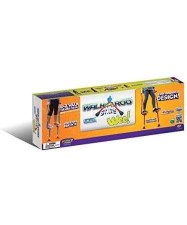 Geospace Original Walkaroo 'Wee' Balance Stilts for Kids (Ages 4+), Adjustable Height, Active Play - Red or Blue - Buy Online on SooperMarket.com