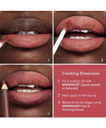 bareMinerals Mineralist Lasting Lip Liner - Creamy Pigmented Vegan Natural Ingredients All-Day Wear in Blissful Blush - Shop Now - Buy Online on SooperMarket.com