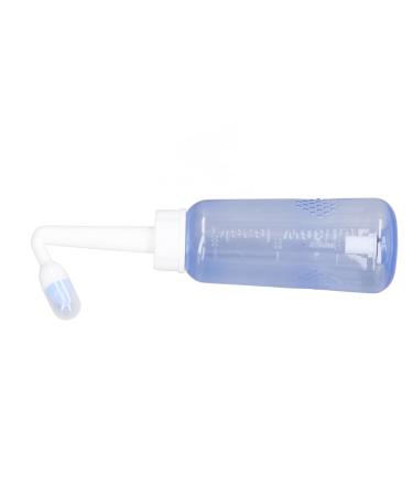 300ml Sinus Rinse Bottle PP EVA Nasal Wash Nose Cleaner Nasal Irrigation System with Two Nozzles