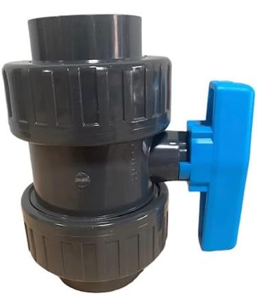 LionFlex PVC Ball Valve DN 50 mm | Adhesive Socket x Adhesive Socket | Buy Internationally Online - Buy Online on SooperMarket.com