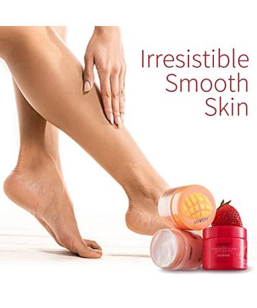 Whipped Body Butter Cream Trio - Mango, Pink Grapefruit, Strawberry Scents | Shea Enriched | Hydrating Moisturizer for Normal to Dry Skin | Men & Women | 3pc - Buy Online on SooperMarket.com
