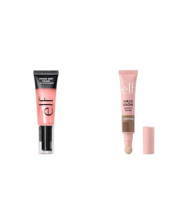 e.l.f. Power Grip Primer + 4% Niacinamide Gel-Based & Hydrating Face Primer & Halo Glow Contour Beauty Wand Liquid Contour Wand For A Naturally Sculpted Look