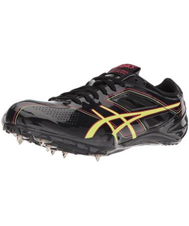 ASICS Women's Sonicsprint Track Shoe 8 Black/Sharp Green/Teaberry