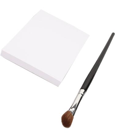 Nail Art Mixing Paper L Size One Piece Dual Sided Manicure Cosmetic Mixing Paper Pad with Angle Brush - Buy Online on SooperMarket.com