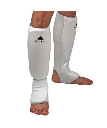 Pine Tree New Sang Moo Sa Martial Arts Taekwondo, Karate Training Shin & Instep Cloth Guard Small