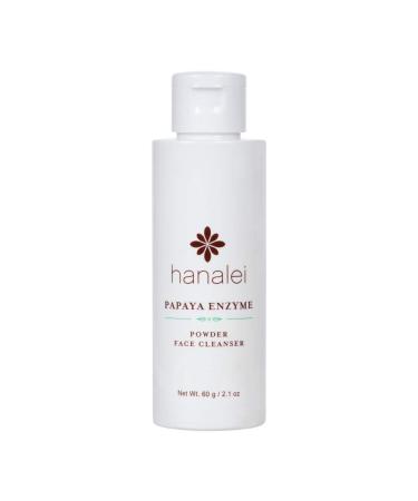 Hanalei Cruelty-Free and Paraben-Free Papaya Powder Face Cleanser For Gentle Cleansing and Brightening For All Skin Types Full Size (60g) 2.11 Ounce (Pack of 1)