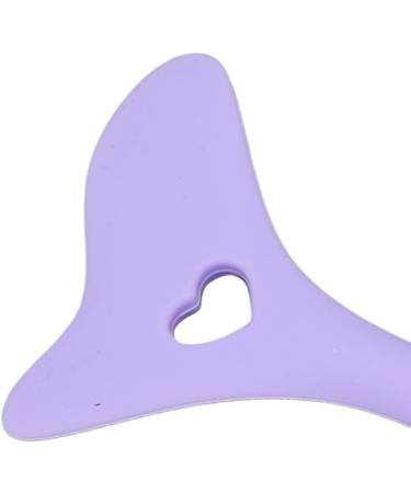 Eyeliner Aid Wing Tips Eyeliner Stencils Reusable Silicone Eye Makeup Tool with Cream Applicator for Eye Shadow Mascara Drawing(Purple) - Buy Online on SooperMarket.com