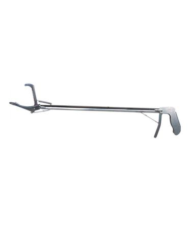 Lisanl Pet Supplies - Multipurpose Snake Catcher Tongs Foldable Stainless Steel Reptile Grabber Stick Tool with Lock Cleaning Creeping and Amphibian Supplies