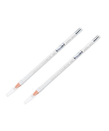 Beavorty 2pcs Eyebrow Pencil White Brow Mapping Pencil Makeup White Pencil Eyebrow Drawing Pencils White Liner Makeup Eyebrow Pencil Eyeshadow Pencil Cosmetic Eyebrow Pencils Set