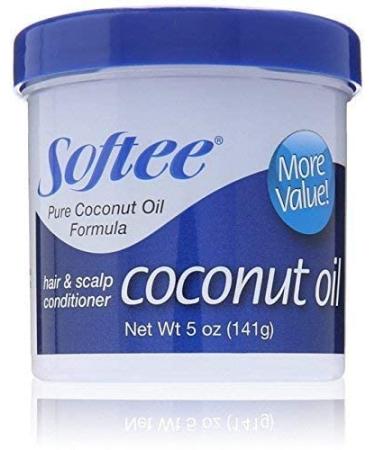 Softee Coconut Oil Hair & Scalp Conditioner - 5oz | Nourishing Hair Treatment - Buy Online on SooperMarket.com