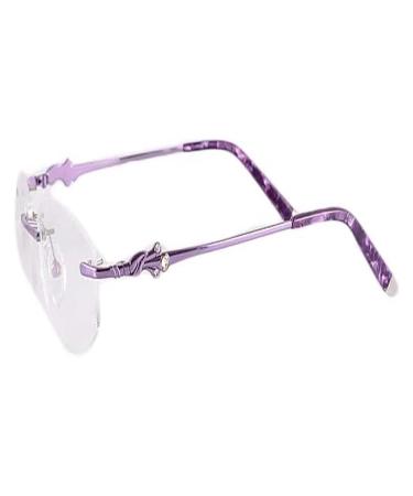 Ranara replacement glasses end tips glasses glasses 1 pair of metal glasses replacement brackets nose bridge purple glasses spare parts for borderless 1-hole glasses frames