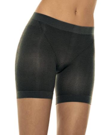 Shop SOLIDEA Women's Summer Shorts - Fresh Silver Wave & Black - Stylish & Comfortable International Shipping - Buy Online on SooperMarket.com