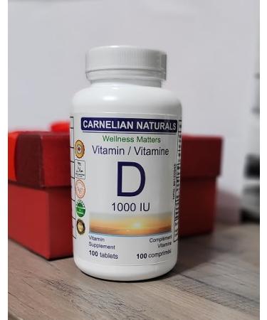 Vitamin D 1000 IU - Sunshine Vitamin for Healthy Immune and Glucose Management - No Preservatives No Artificial Colors or Flavours - Buy Online on SooperMarket.com