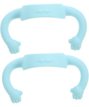 Vaguelly 8 Pcs Bottle Handle Silicone Bottle Grip Bottle Grip Bottle Grip Handle Bottle Accessories Silica Gel Newborn Milk Bottle Feeding Bottle 14.00X5.00X5.00CMx4pcs Sky-bluex4pcs - Buy Online on SooperMarket.com