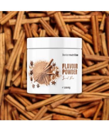 Premium Vegan Flavor Powder - Calorie-Reduced Aroma | Cinnamon | Zero Calorie 200g | Better Nutrition - Buy Online on SooperMarket.com